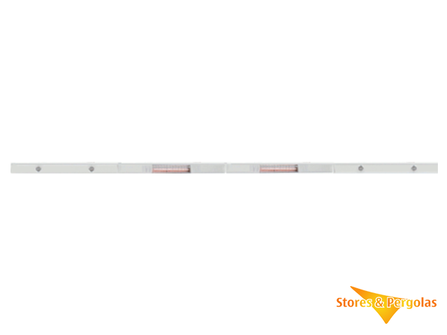 MSET 4.1 = M1 + M2 + M2 + M1 - 400 cm - 2 x LED + 2 x chauffage infrarouge